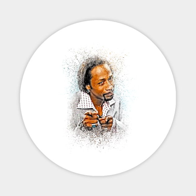 KATT WILLIAMS IN SPLASH ART PAINTING Magnet by MufaArtsDesigns